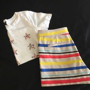 J. Crew Shorts - J. Crew Tan Horizontal Striped Textured Shorts J. Crew Shorts - J. Crew Tan Horizontal Striped Textured Shorts